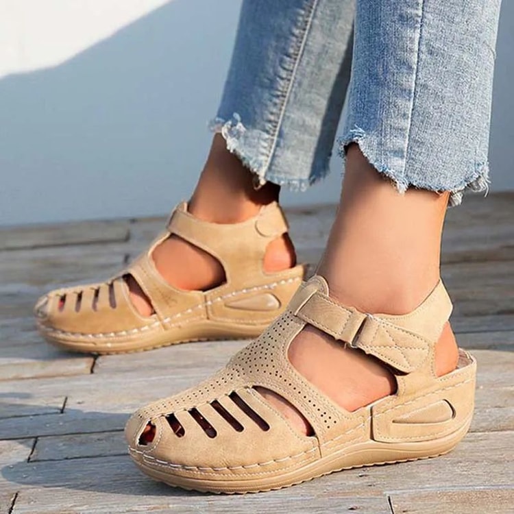 Women Sandals Shoes, Summer Outdoor Shoes, Party Walking Shoes, Beach Sandal, Wedge Women Shoe, Female Footwear