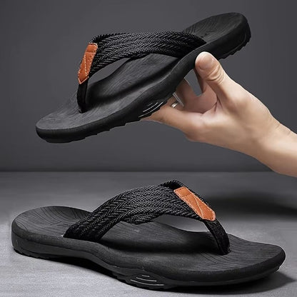 Pmoiste Men's EVA Slip-On Flip Flops for Beach Home and Outdoor Comfort