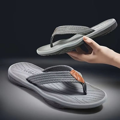 Pmoiste Men's EVA Slip-On Flip Flops for Beach Home and Outdoor Comfort
