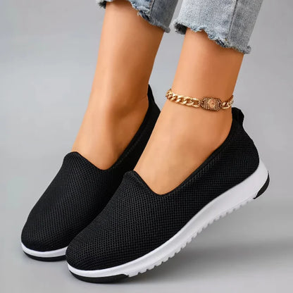 Women's Breathable Mesh Summer Sneakers – Lightweight Casual Shoes