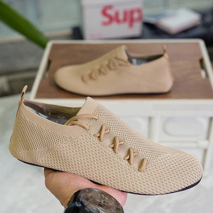 Men Breathable Mesh Loafers Anti-Slip Driving Shoes