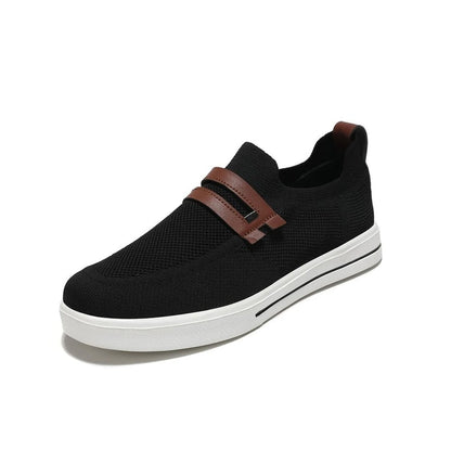 Men Mesh Breathable Walking Shoes Lightweight Outdoor Soft Sole Sneakers