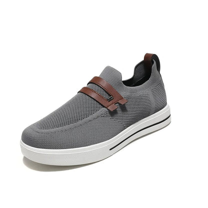 Men Mesh Breathable Walking Shoes Lightweight Outdoor Soft Sole Sneakers