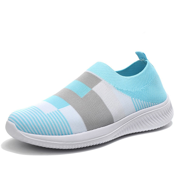 Soft Womens Sneakers, Slip On Sock Shoes for Walking, Fashion Comfort Sneakers, Plus Size Women's Footwear